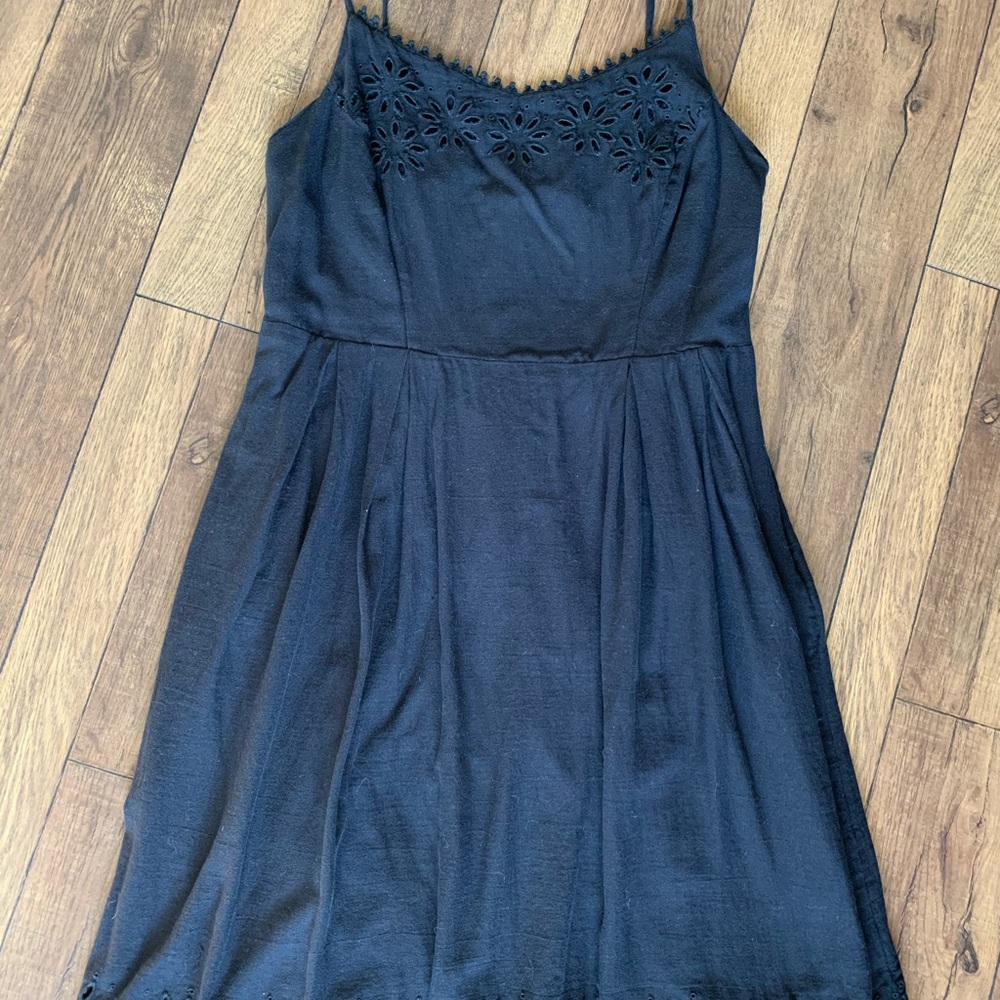 Black Eyelet dress